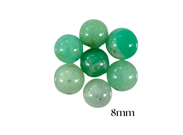 PERLES CHRYSOPRASE