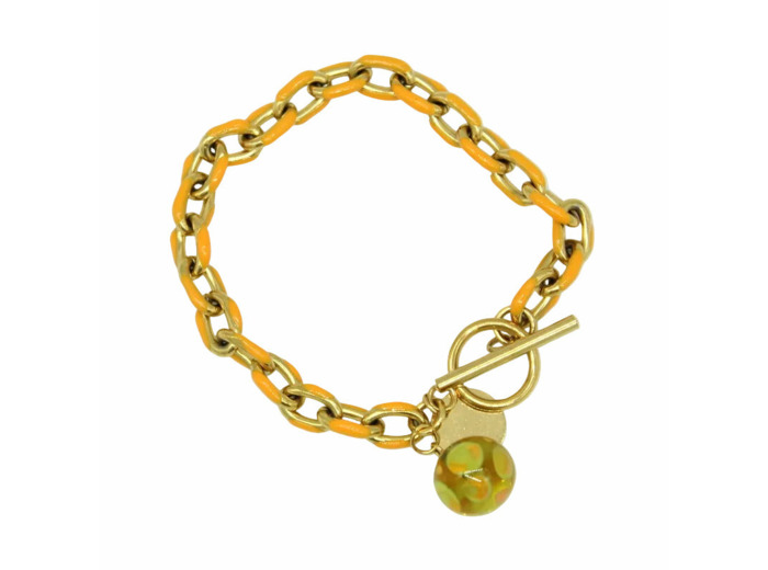 Bracelet chaine email ZESTE