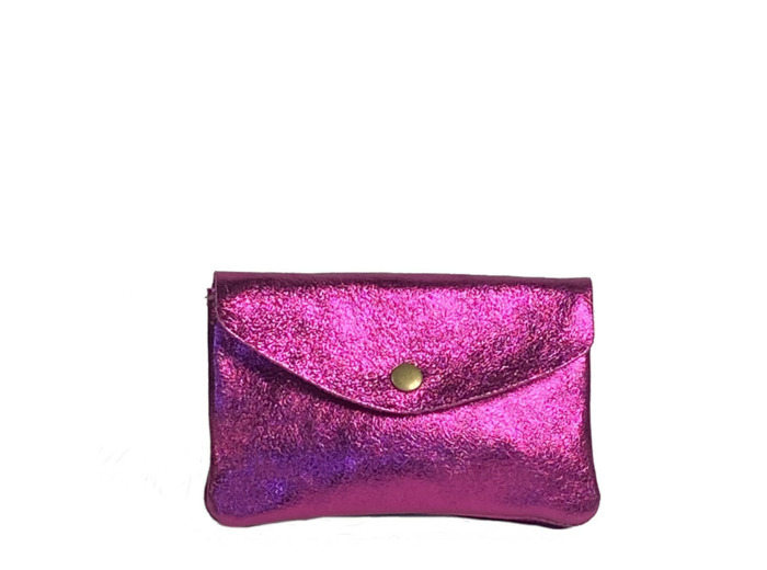 Farfouillette Porte-Monnaie Brillant Fuschia