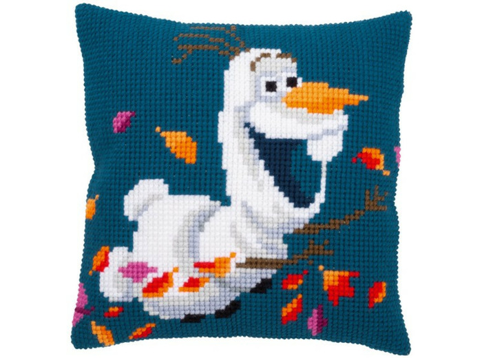 Kit coussin La Reine des Neiges 2 - Portrait Olaf