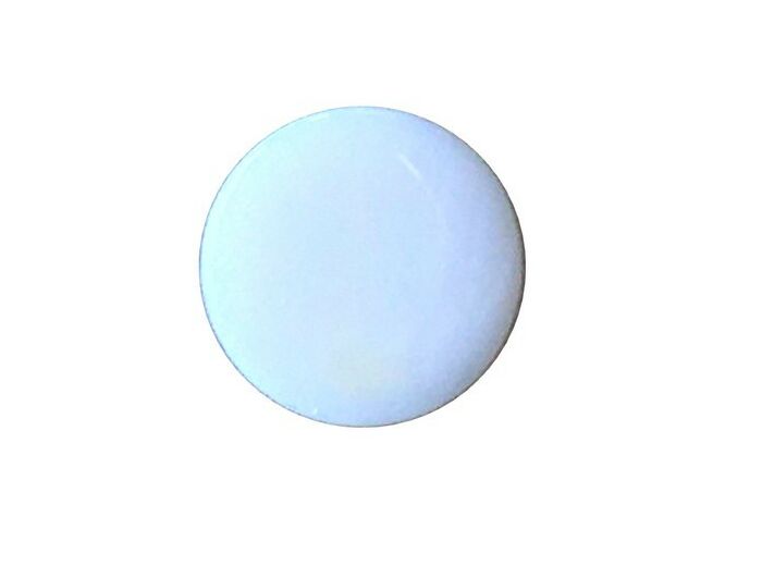 Bouton pastille bleu ciel 10 mm