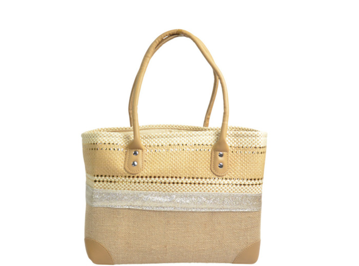 Le Voyage en Panier Costa Brava Brillo Cabas S Beige