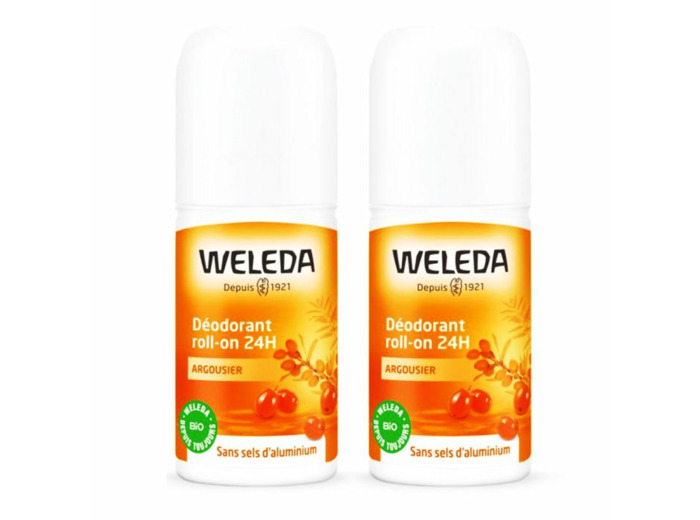 Deodorant Roll-on 24h 2x50ml Argousier Weleda