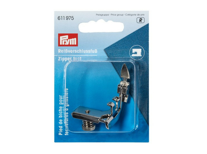 Pied de biche spécial fermeture à glissière Prym