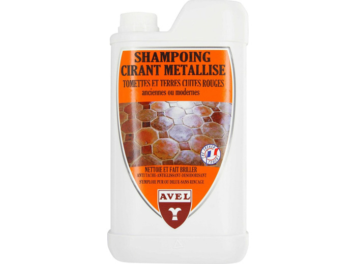 Shampooing cirant metallisé tomettes terres cuites