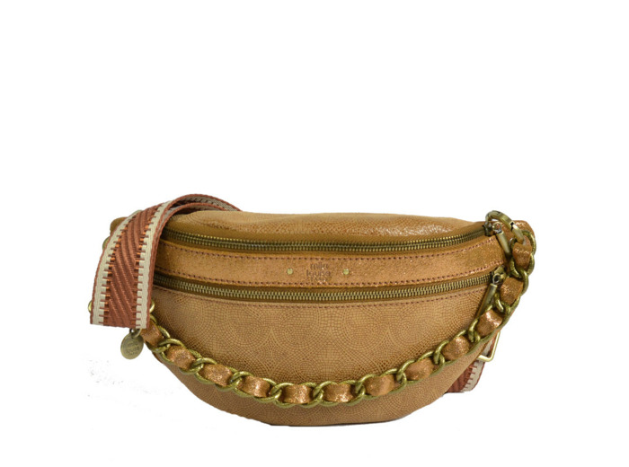 Mila Louise Petra MZ Sac Banane Cuir Fantaisie Camel