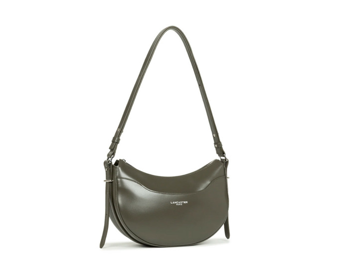 Lancaster Suave Ace Sac Demi Lune 433-28 Kaki Fonce