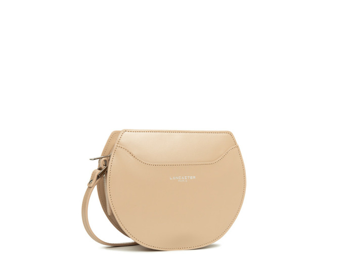 Lancaster Suave Lune Sac Demi Lune 433-32 Beige Foncé