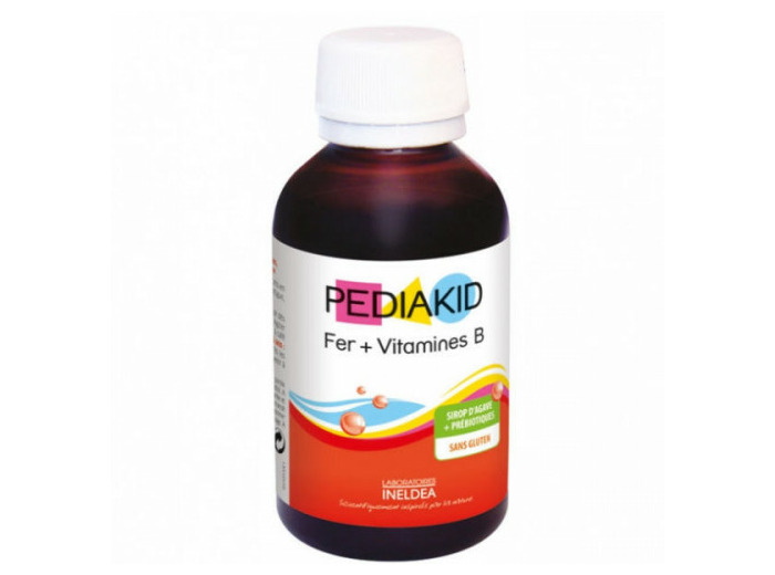 Fer + Vitamines B Sirop Gout Banane 125 ml Pediakid