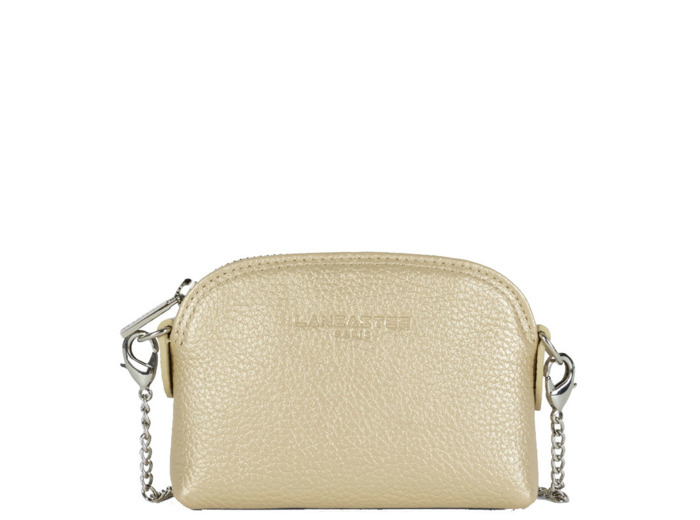 Lancaster Foulonne Double Porte Monnaie 170-28 Champagne