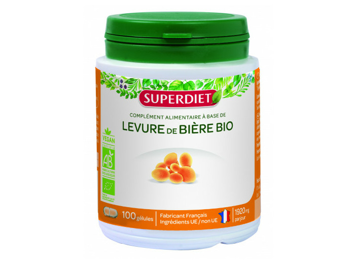 Levure De Biere Bio 100 Gelules Superdiet