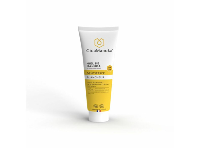 Dentifrice Blancheur au Miel de Manuka IAA15+ 75ml Cica Manuka