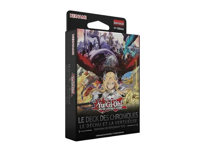 YGH - Le deck des chroniques - Le déchu et la vertueuse - Edition entierrement foil