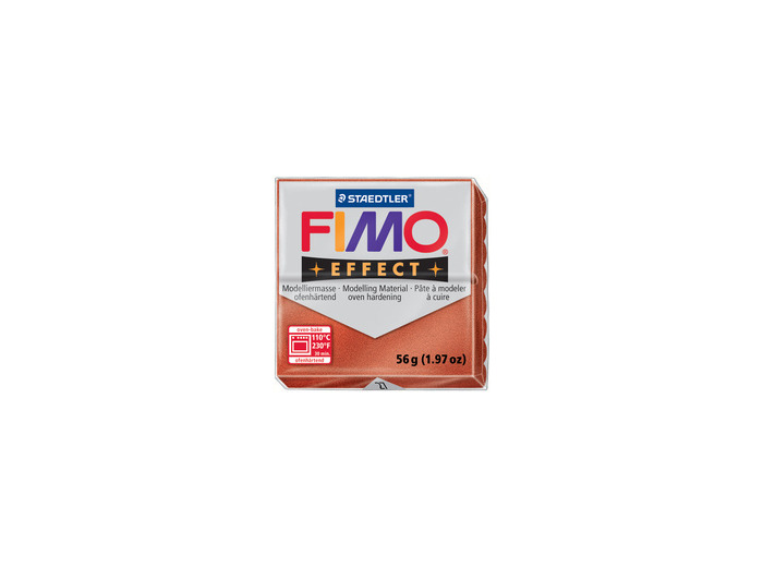 Pâte à modeler "Fimo Effect" - Metallique cuivre