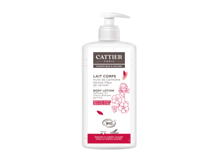 CATTIER LAIT CORPS HYDRA CERISIER FL500ML