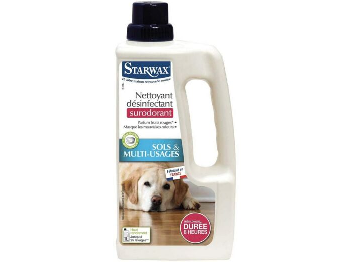 Starwax - Nettoyant Désinfectant Surodorant Animal 1l