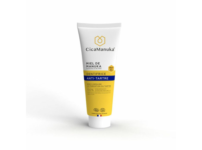 Dentifrice Anti Tartre Miel de Manuka IAA15+ 75ml Cica Manuka