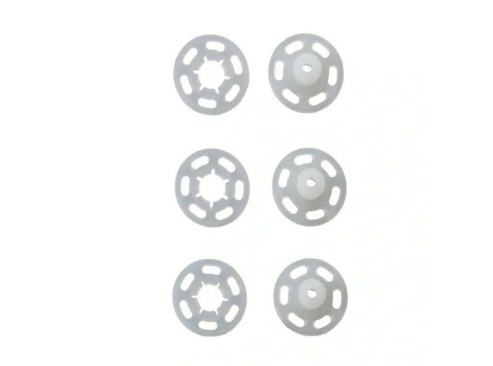 Boutons pression à coudre transparent 10 mm Prym