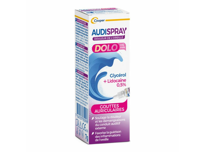Gouttes Auriculaires Dolo 7g DOLO Audispray