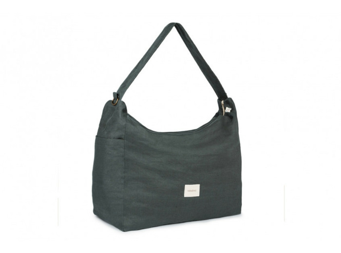 Sac à langer Lin français Pétrole