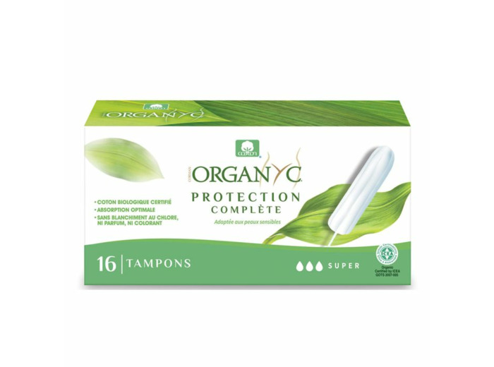 Tampons Super Coton Bio x16 Organyc