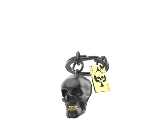 Metalmorphose Porte-clés Tête De Mort