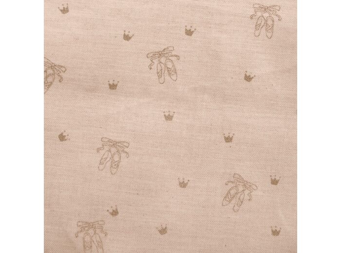 Tissu coton organique - Ballerines Pink, Katia Fabrics