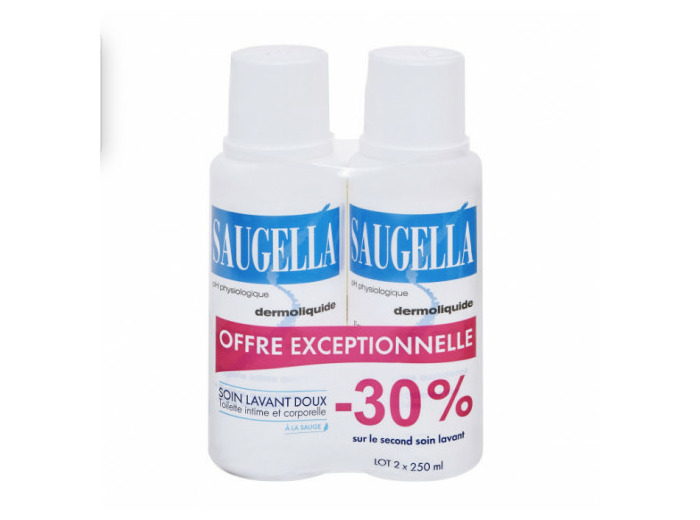 SAUGELLA DERMO 250ML X2