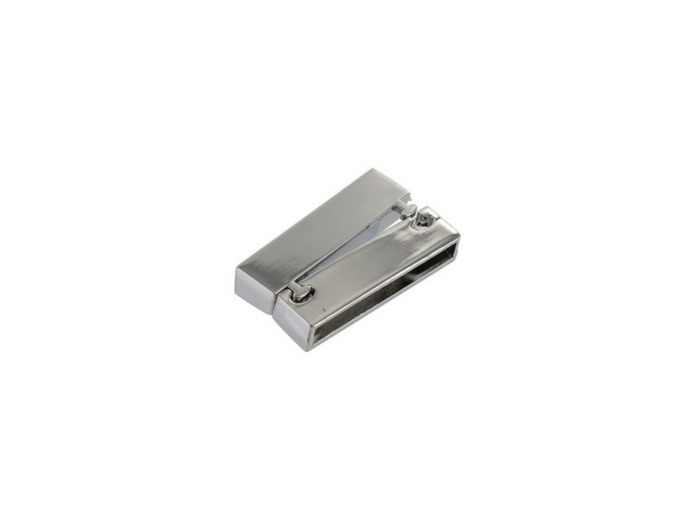 Fermoir argenté aimanté 37 mm