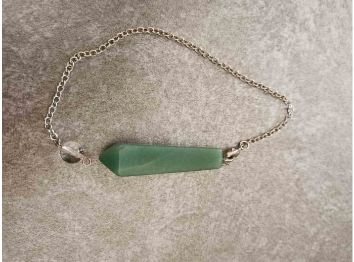 Pendule en aventurine verte