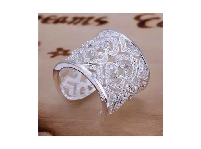 Bague ajustable en argent