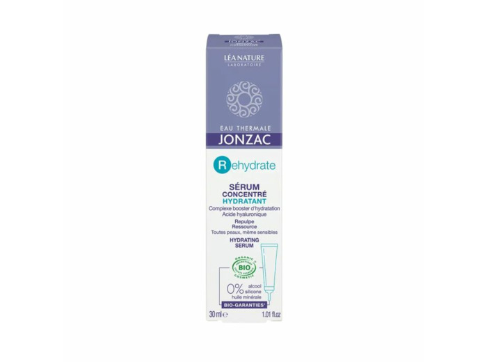 Sérum Concentré Hydratant A l'Acide Hyaluronique 30ml REhydrate Tous Types de Peaux/Sensibles Eau thermale Jonzac