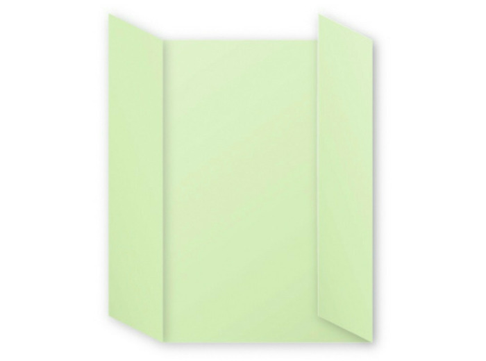 Cartes triptyques 110x155 mm "Pollen" - Vert bourgeon