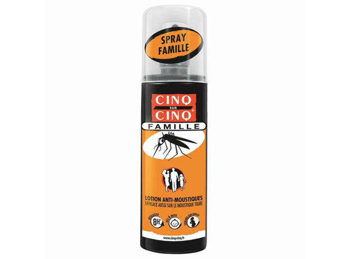 Lotion Anti-moustiques Famille Des 6 Mois 100ml Cinq Sur Cinq