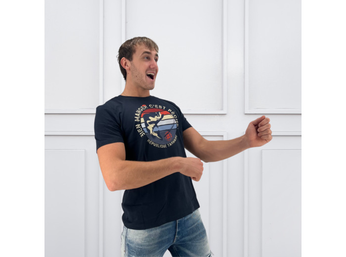 T-Shirt "Manger c'est pêcher" - Collection Bons vivants