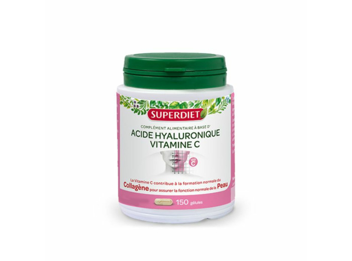 Acide Hyaluronique + Vitamine C 150 Gelules Superdiet