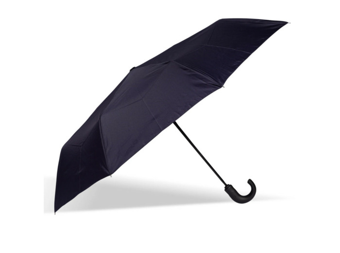 Isotoner Parapluie Homme Poignée Pliant Automatique X-TRA Solide Marine
