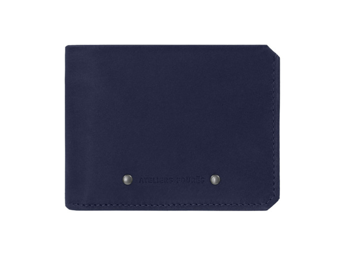 Ateliers Fourès Baroudeur Porte-Feuille Italien Ulysse F956 Marine