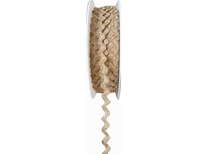 Serpentine Lurex doré - 10 mm