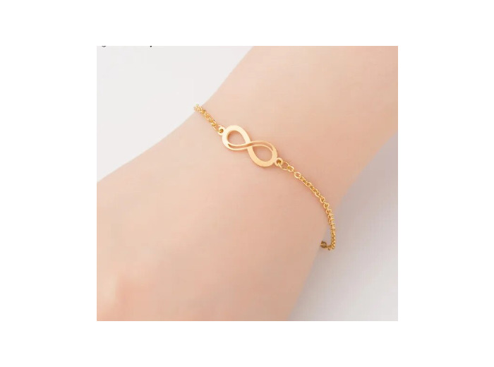 Bracelet infini doré
