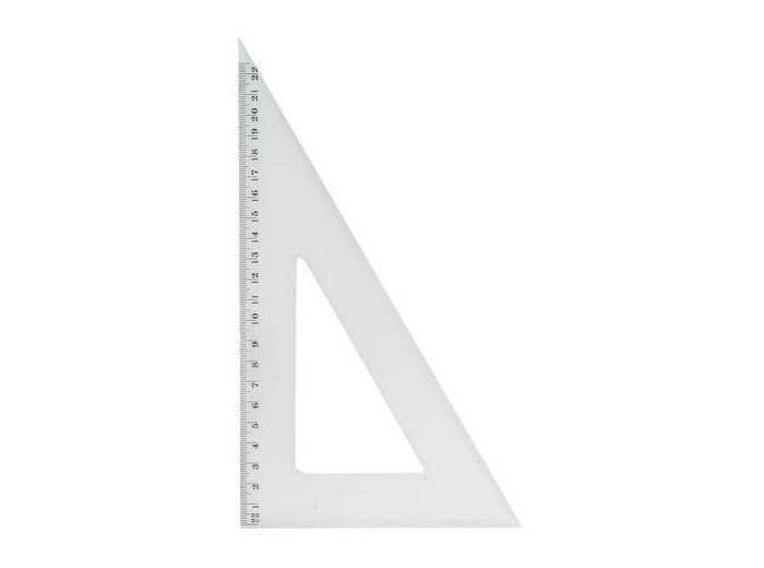 Equerre cristal 60° - 1 biseau