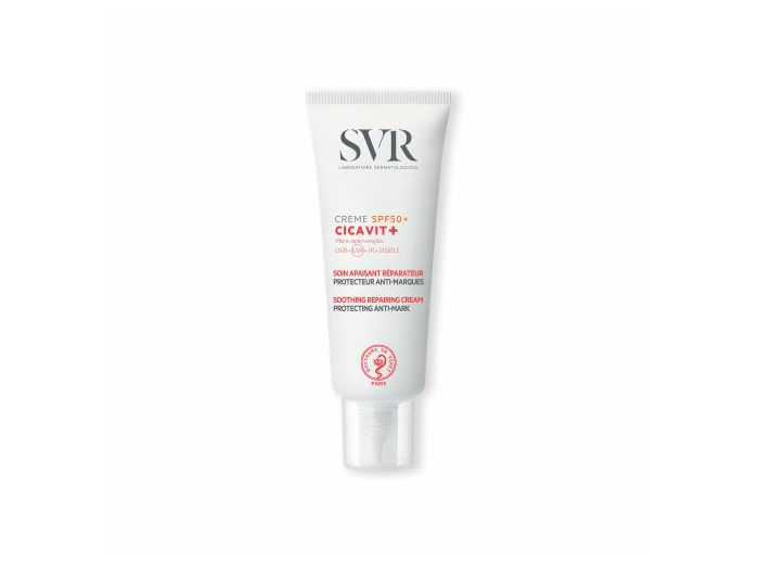 Creme Soin Apaisant Reparateur Protecteur Anti-marques Spf50+ + 40ml Cicavit+ Svr