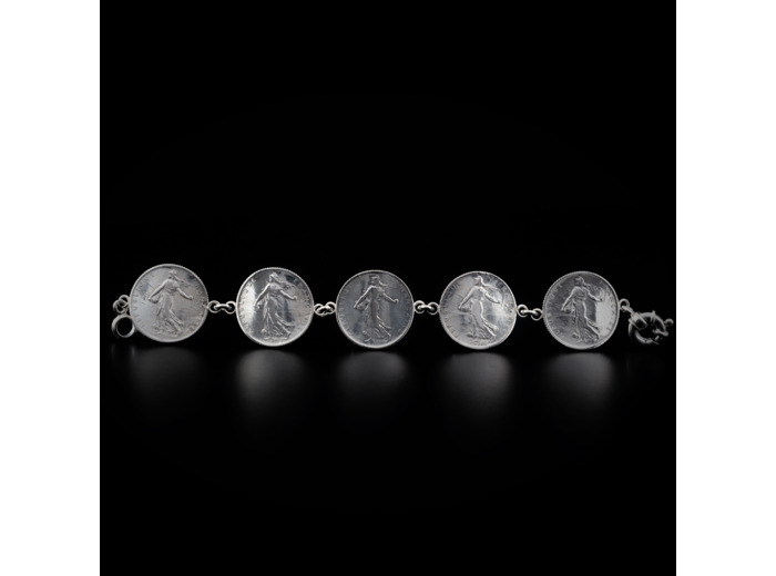 Bracelet pièces 1 Franc