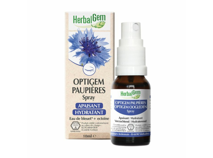Spray Paupieres Optigem Apaisant Et Hydratant 10ml Herbalgem
