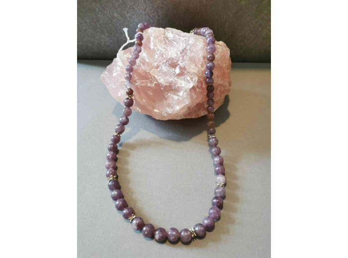 Collier Lépidolite