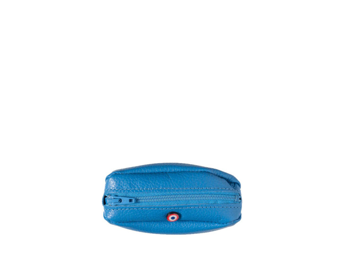 Larmorie Charles Grainé Porte-Monnaie Ciel Bleu