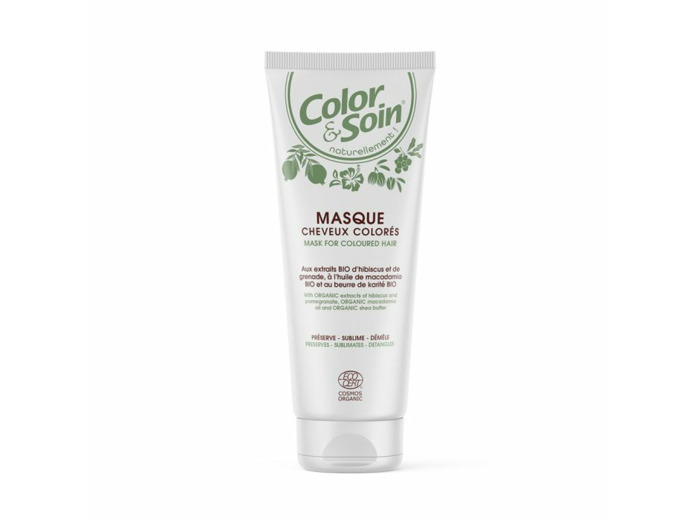 Masque cheveux colorés Bio 200ml Color & Soin