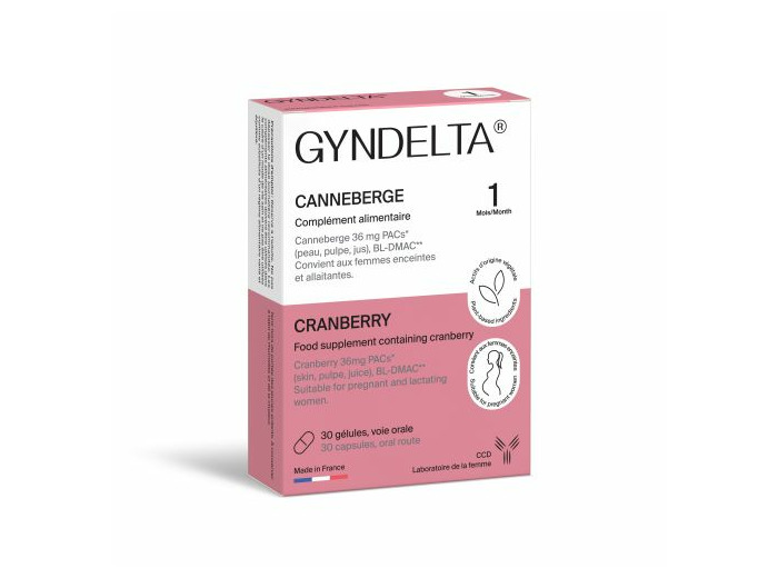 Canneberge 30 Gelules Gyndelta Ccd