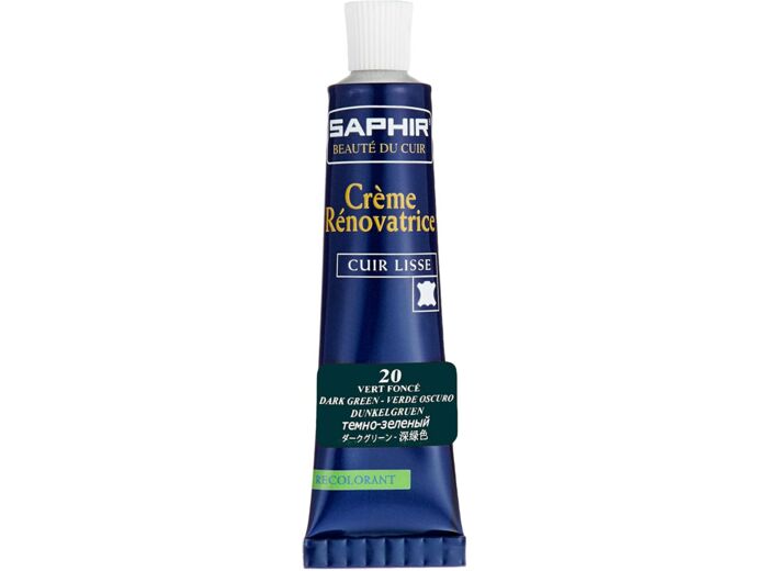 Saphir Cirage Crème Rénovatrice Tube, Vert Fonce, 25 ml