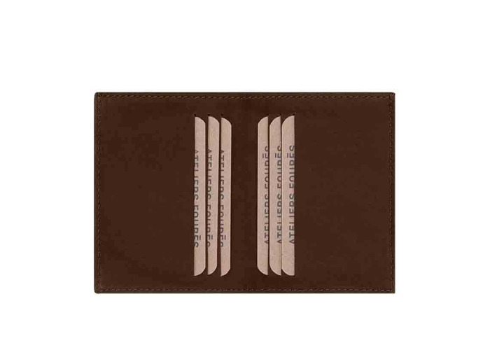 Ateliers Fourès Rhodes Portefeuille En Cuir F925 Cognac